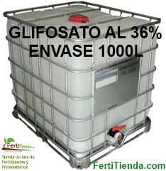 Herbicida Total Glifosato 36% FLOWER 1 litro (2x500 ml. tratamiento válido  para 100 litros agua) Aplicación en post emergencia de malas hierbas, no  residual y no selectivo (total). : : Jardín